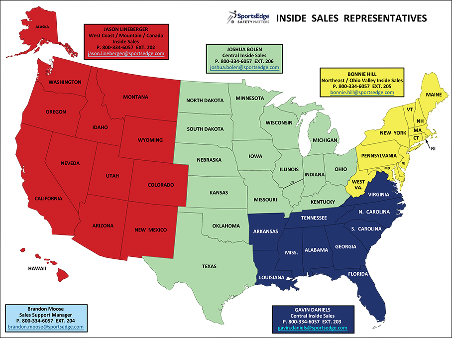 Inside Sales Rep Directory Map